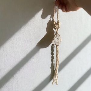 SOLD - Hanging Clear Quartz Wrap for the Car